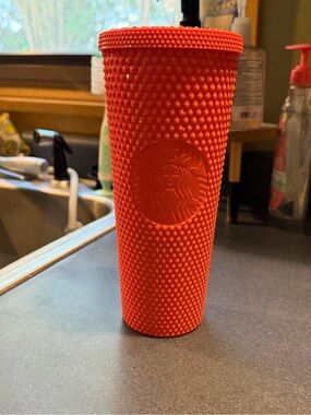 Starbucks Coral Studded Tumbler with Lid